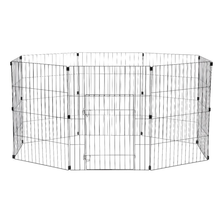 Wire Pet Pen - 30-inch - image 1#color_black