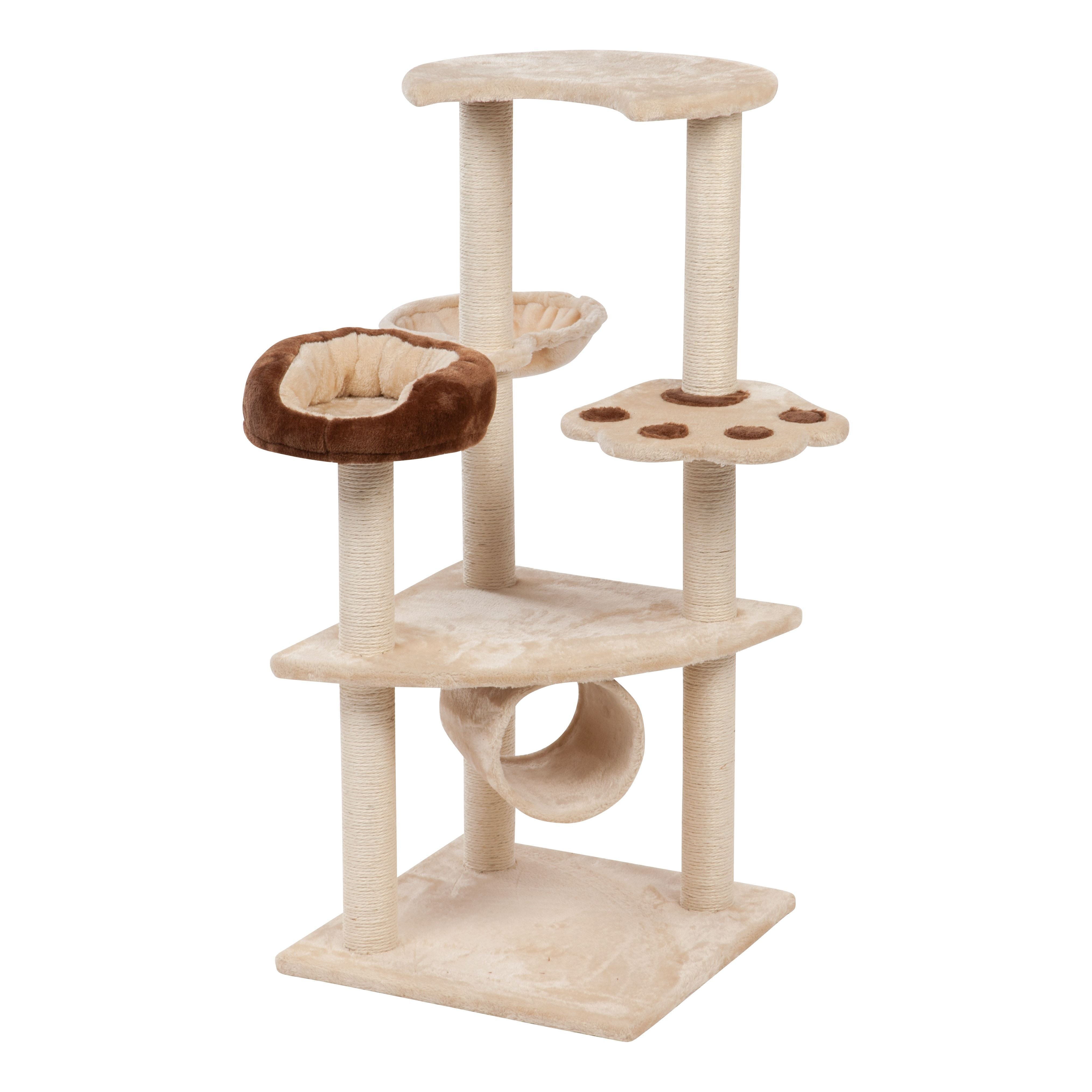 Cat Tree - 3 Tier - Beige – IRIS USA