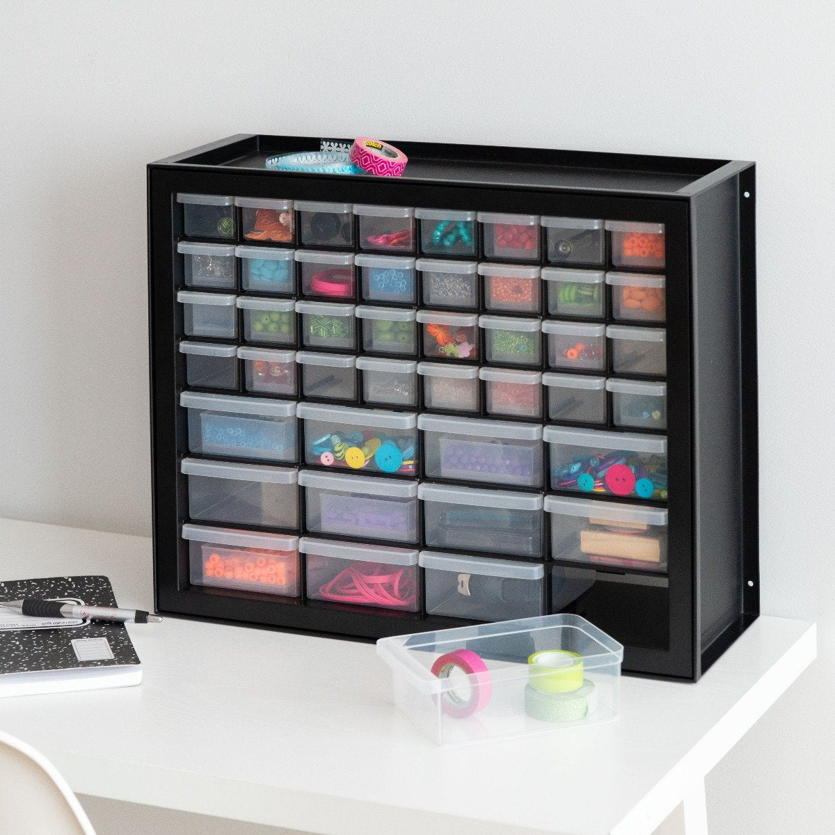 Iris 44 drawer parts cabinet white discount