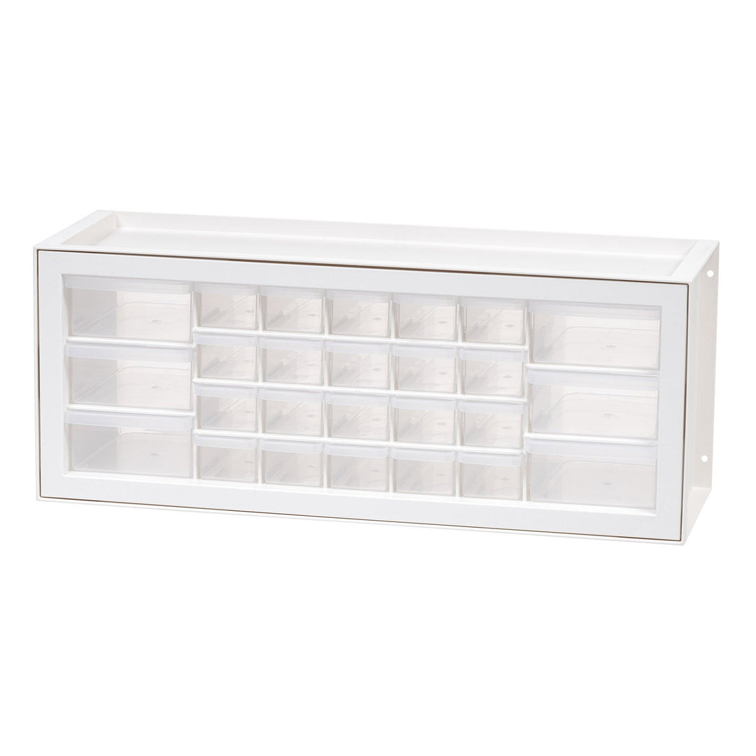 26 Drawer Sewing and Craft Parts Cabinet, White - IRIS USA, Inc.