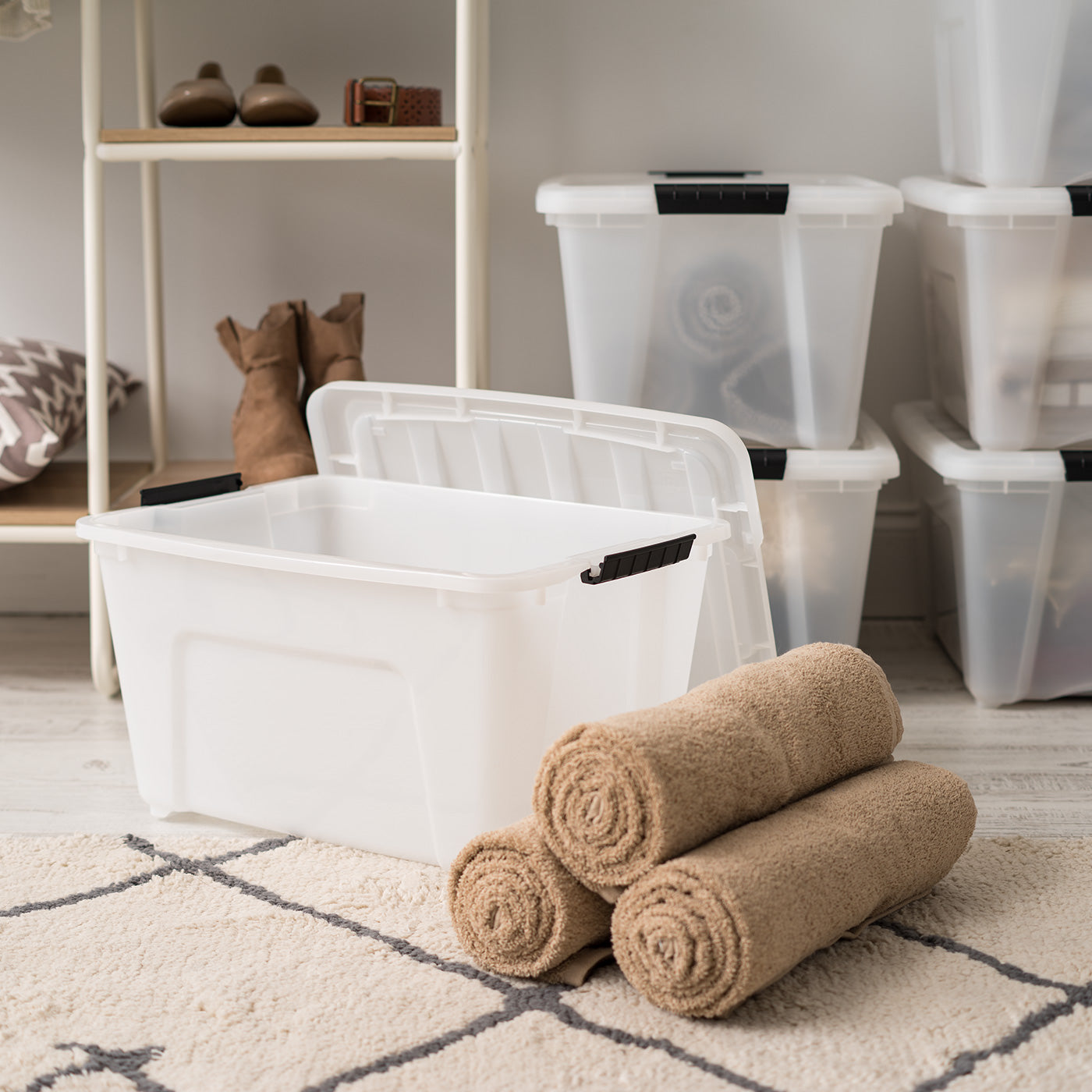 IRIS USA Storage Bin Tote