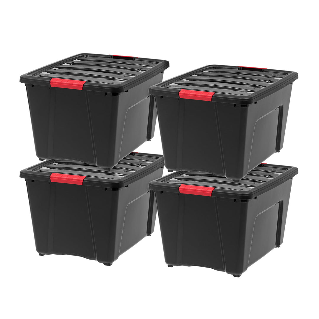 IRIS USA 53 Qt. Plastic Storage Bin Tote Organizing Container with Dur – IRIS  USA, Inc.