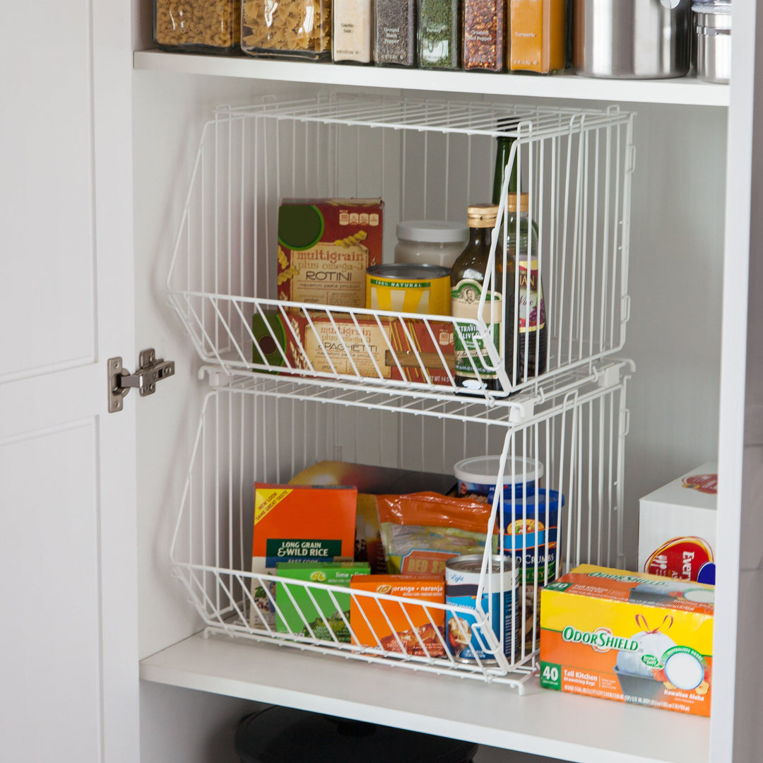 wire basket pantry