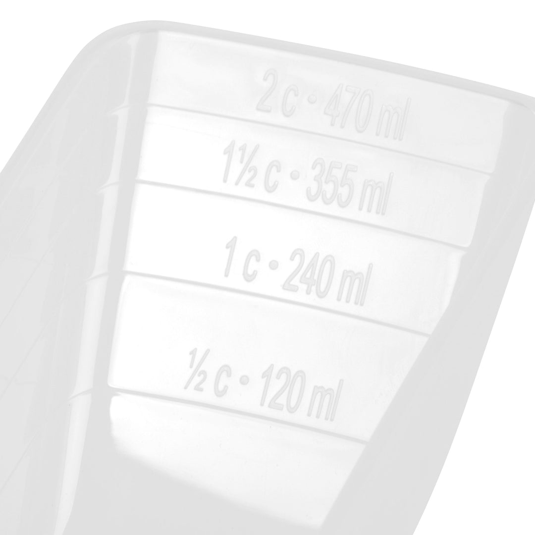 2-Cup Pet Food Scoop, 12 Pack, Clear - IRIS USA, Inc.