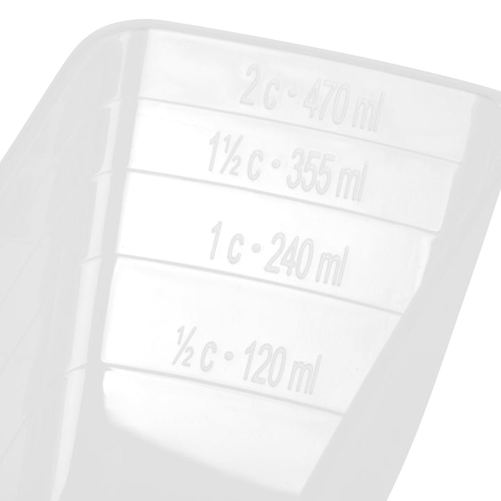 2-Cup Pet Food Scoop, 12 Pack, Clear - IRIS USA, Inc.