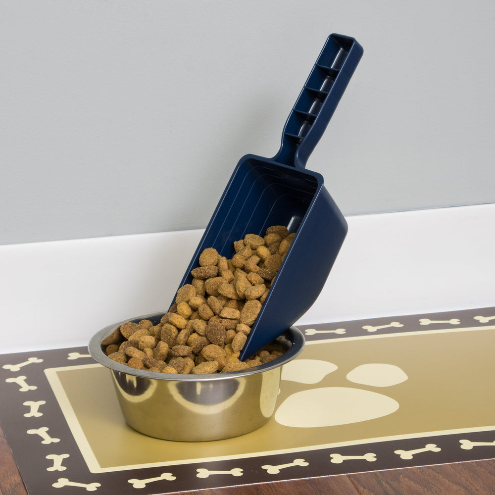 2-Cup Pet Food Scoop, 12 Pack, Navy Blue - IRIS USA, Inc.