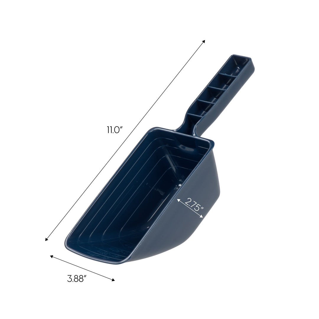 2-Cup Pet Food Scoop, 12 Pack, Navy Blue - IRIS USA, Inc.