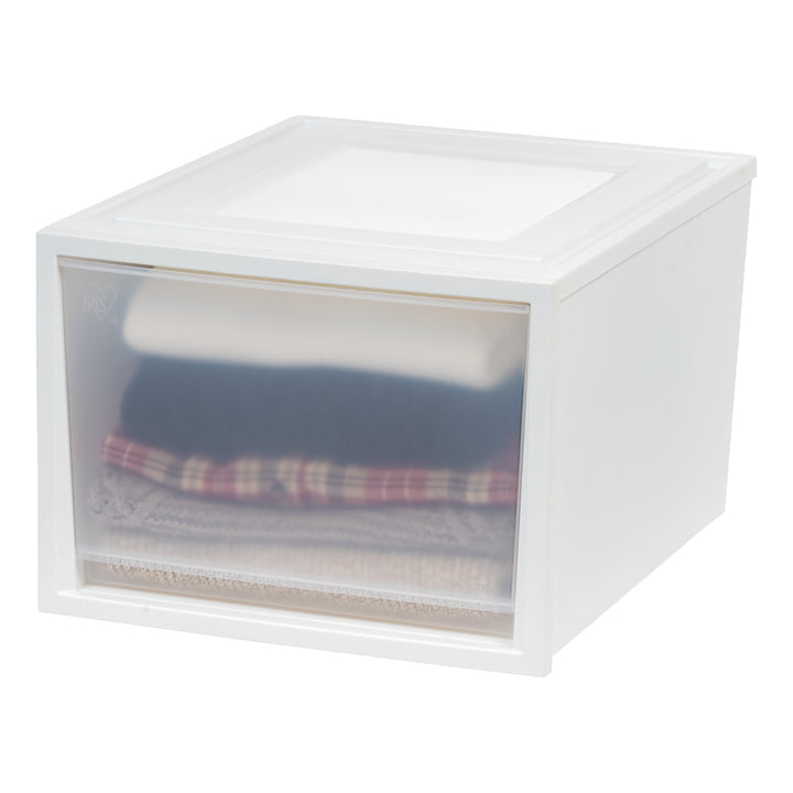 Deep Box Chest Drawer, White, 3 Pack - IRIS USA, Inc.