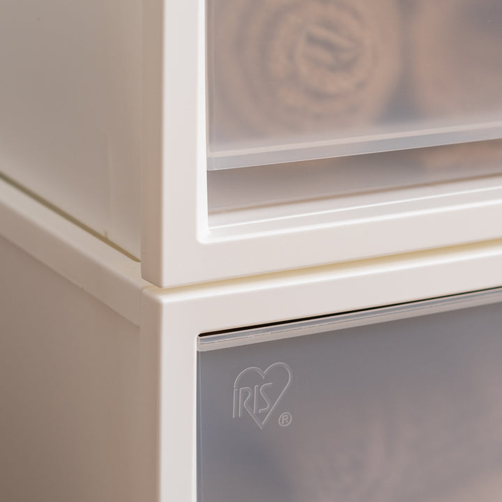 Box Chest Drawer, White, 3 Pack - IRIS USA, Inc.