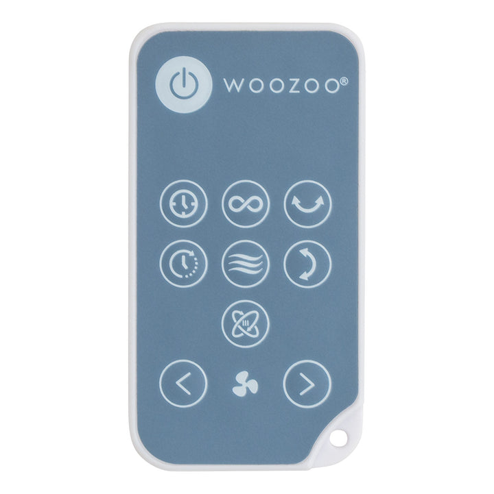 IRIS USA Medium WOOZOO Oscillating 8-in-1 Vortex Fan with Remote and Timer Function, Tabletop Multi-Oscillation Air Circulator Fan with 10 Speed Settings and 89 Ft Max Air Distance, Steel Blue - IRIS USA, Inc.
