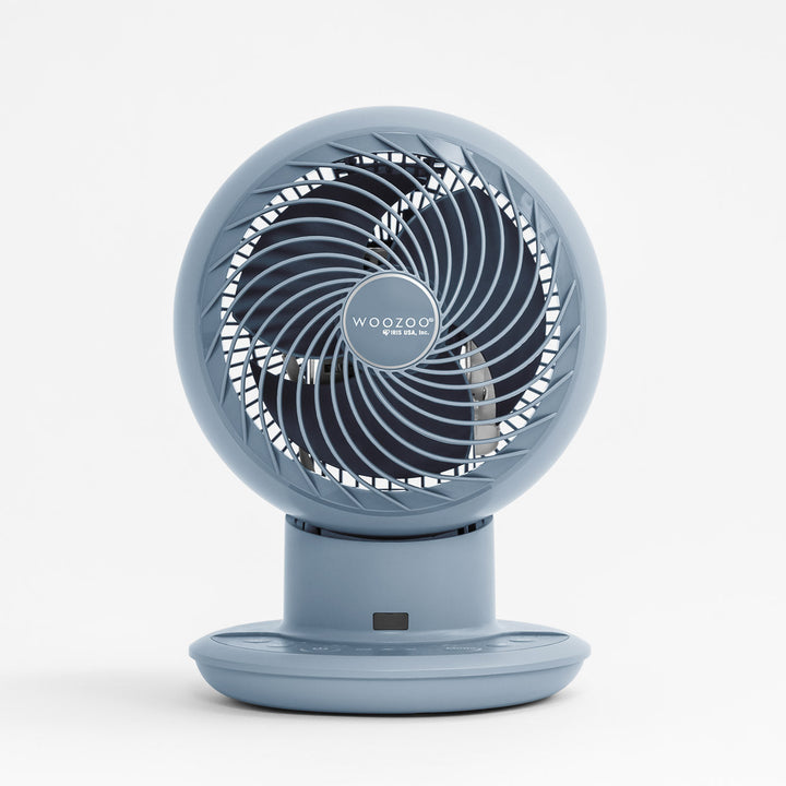IRIS USA Medium WOOZOO Oscillating 8-in-1 Vortex Fan with Remote and Timer Function, Tabletop Multi-Oscillation Air Circulator Fan with 10 Speed Settings and 89 Ft Max Air Distance, Steel Blue - IRIS USA, Inc.