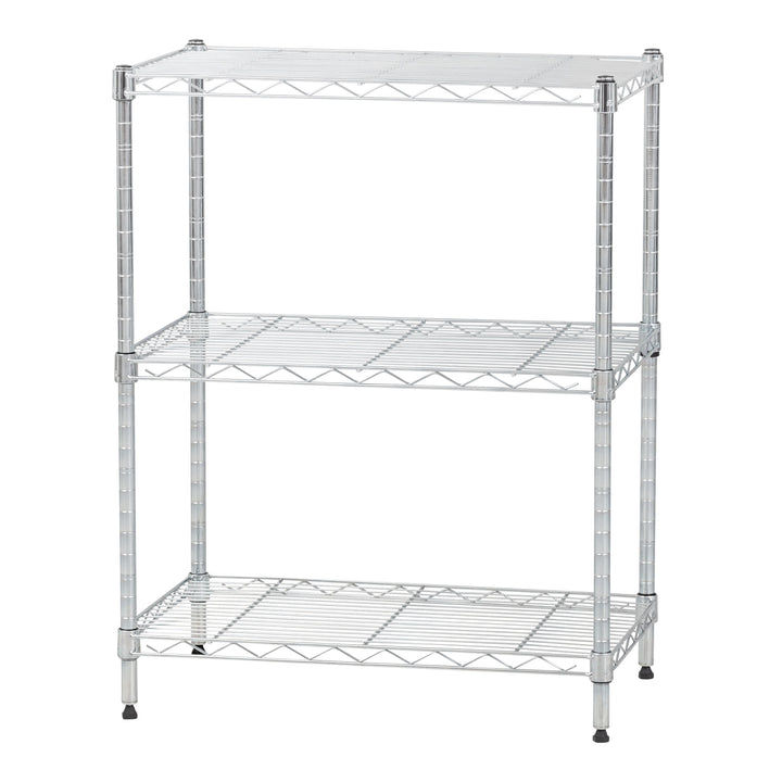 3 Shelf Wire Storage Unit, Silver - IRIS USA, Inc.