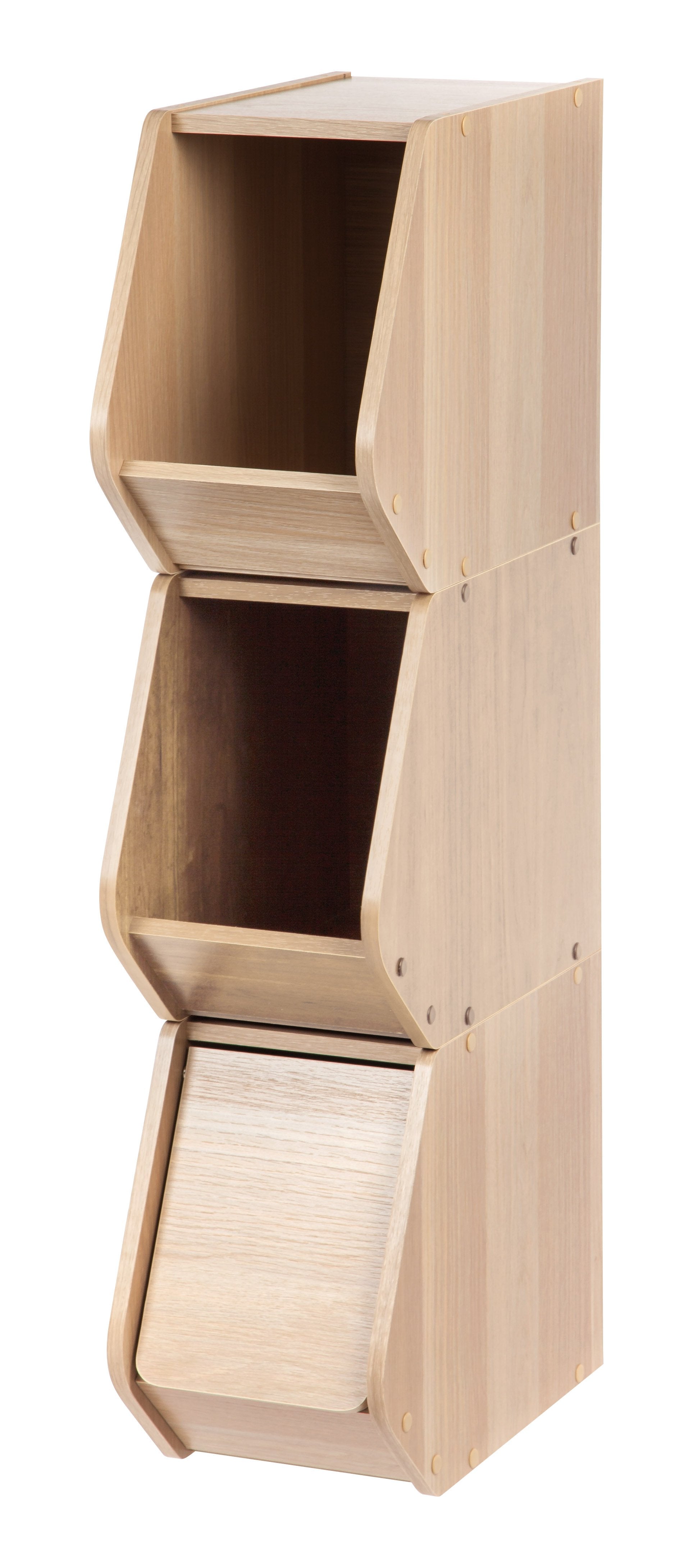 Modular Wood Stacking Box - Narrow – IRIS USA