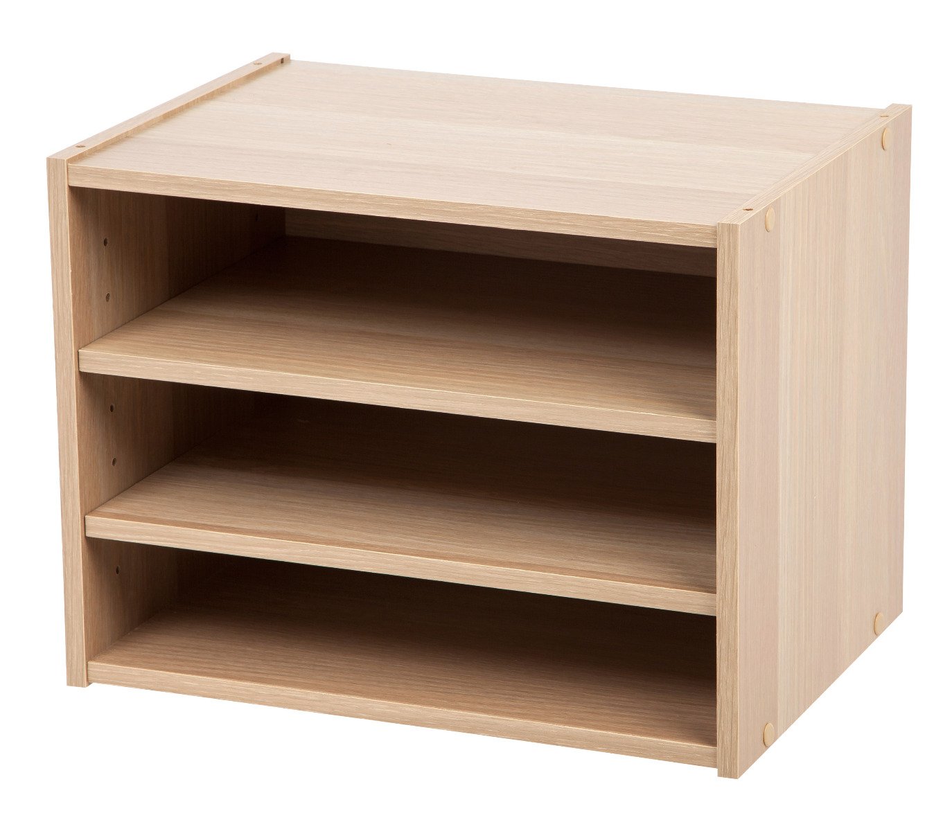 Modular Wood Stacking Box with Shelves – IRIS USA