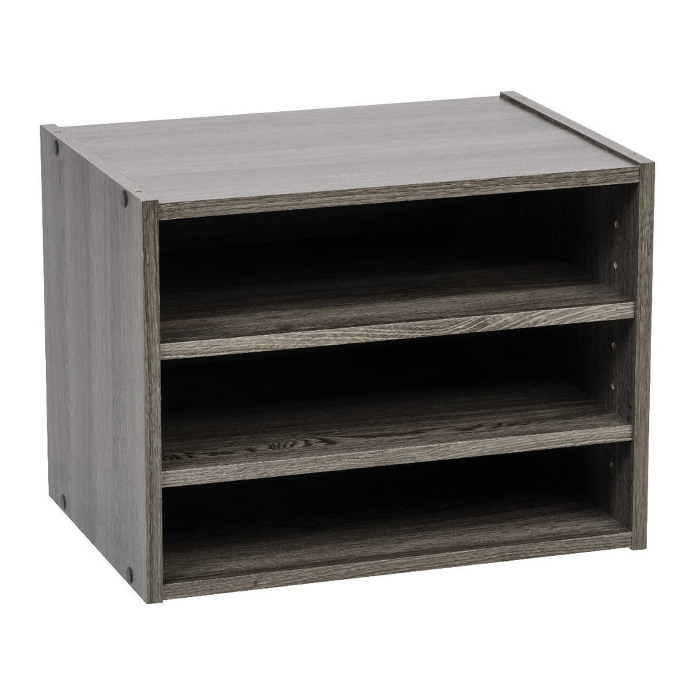 Modular Cube Sorage with Adjustable Shelves - image 1#color_gray