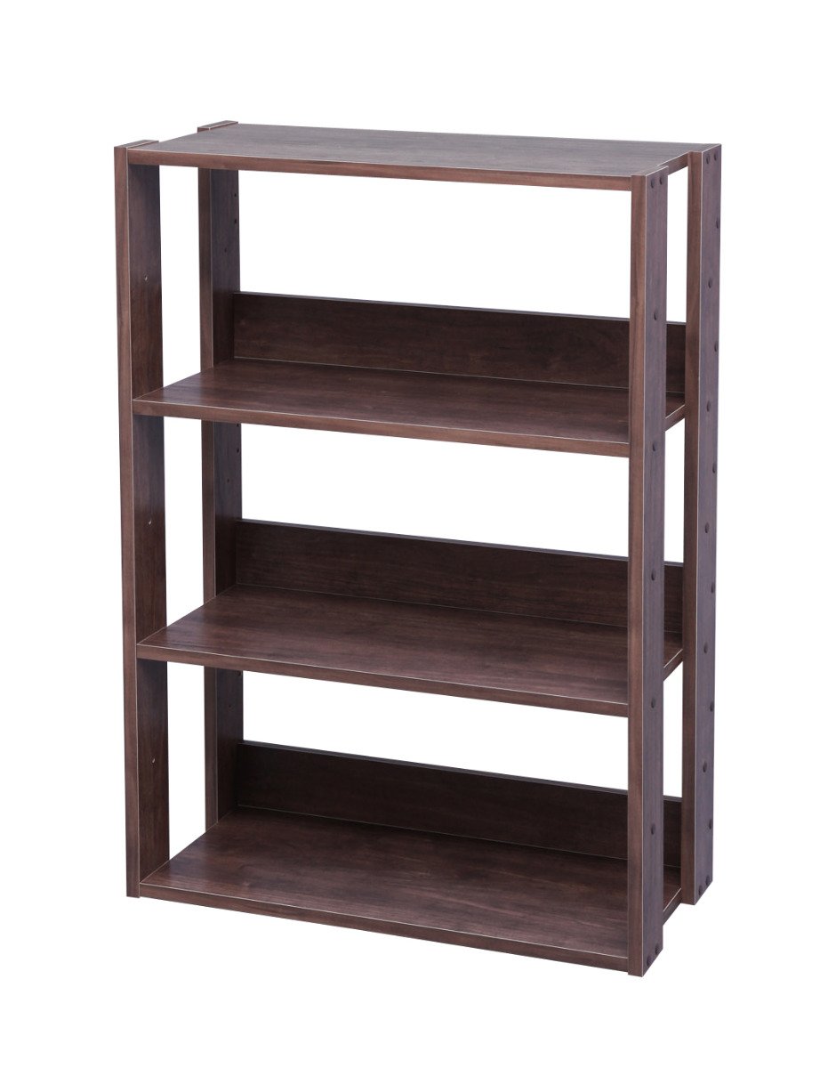 Open Wood Rack Shelf - Large - image 2#color_dark-brown