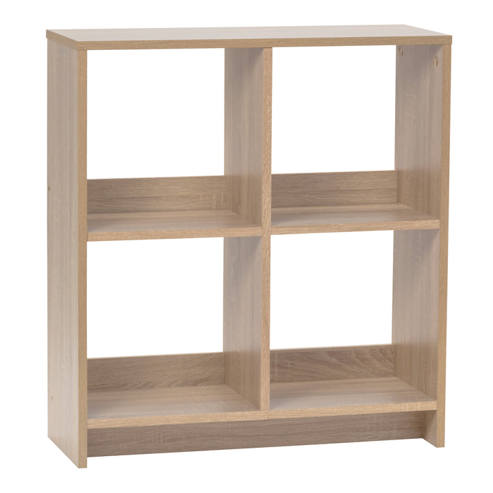 29.8 in. H x 27 in. W x 10 in. D Ash Brown Heavy-Duty Decorative 4 Cube  Organizer - IRIS USA, Inc.