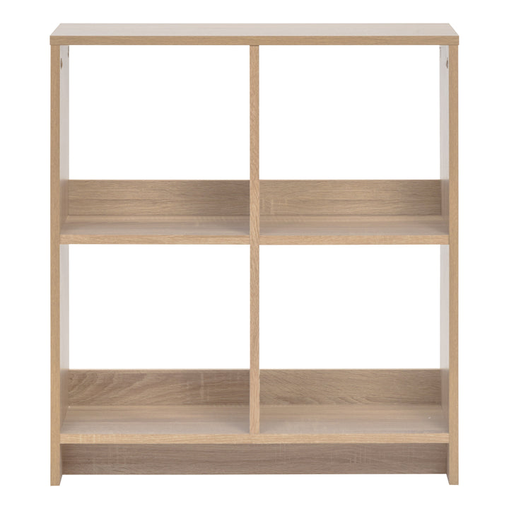 29.8 in. H x 27 in. W x 10 in. D Ash Brown Heavy-Duty Decorative 4 Cube  Organizer - IRIS USA, Inc.