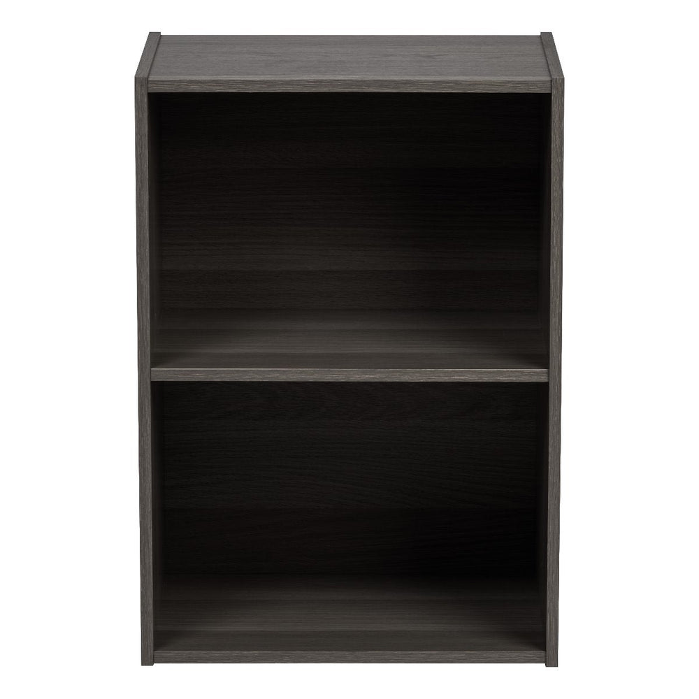 2-Tier Wood Storage Shelf, Gray - IRIS USA, Inc.