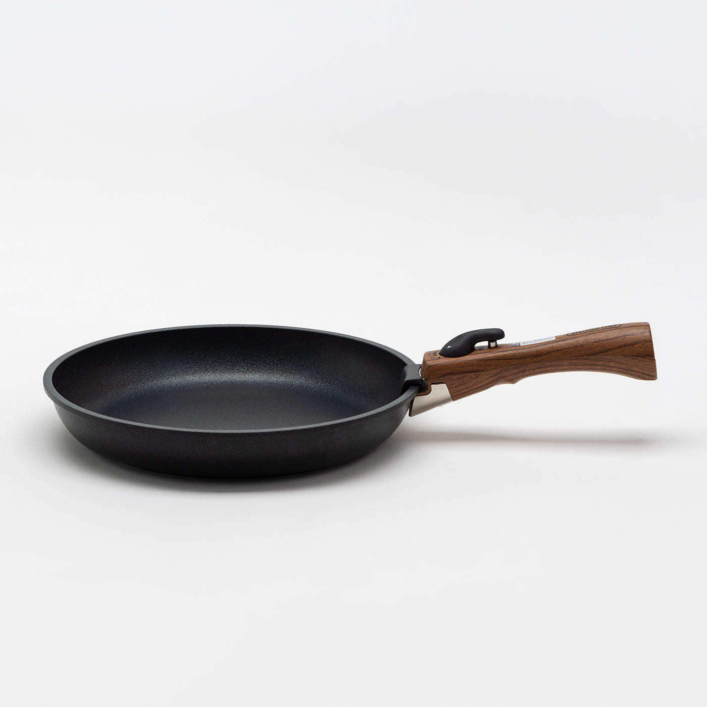 Cast Iron Skillet, Small Frying Pan with Detachable Wooden Handle