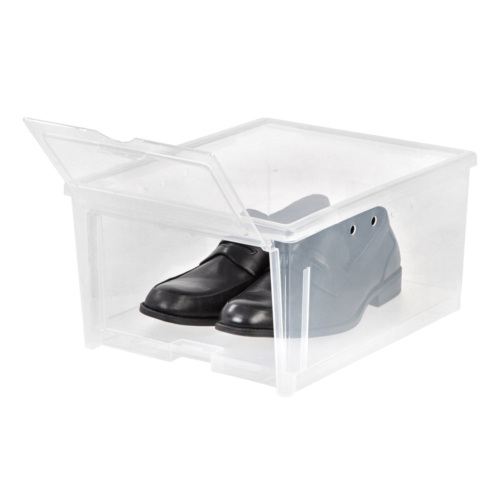 Easy Access Shoe Box - 1 Pack, Wide - IRIS USA, Inc.