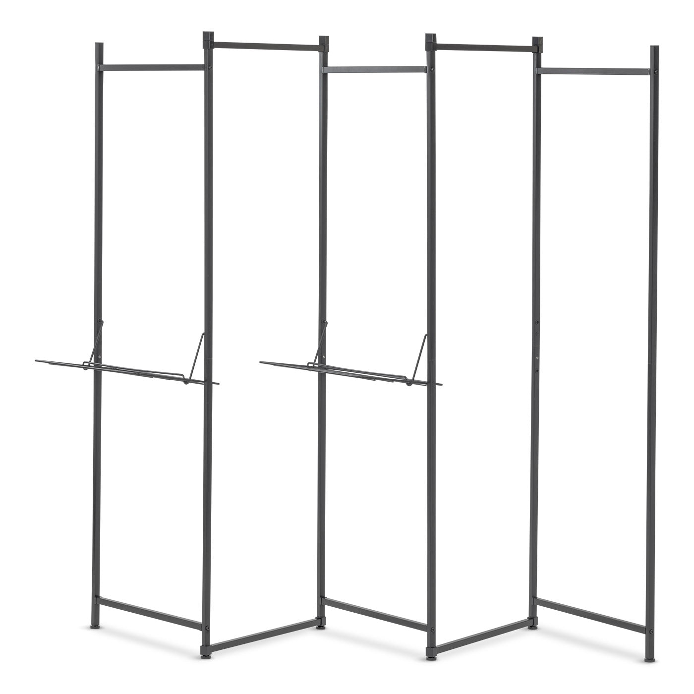 5 Panels Collapsible Clothing Rack – IRIS USA