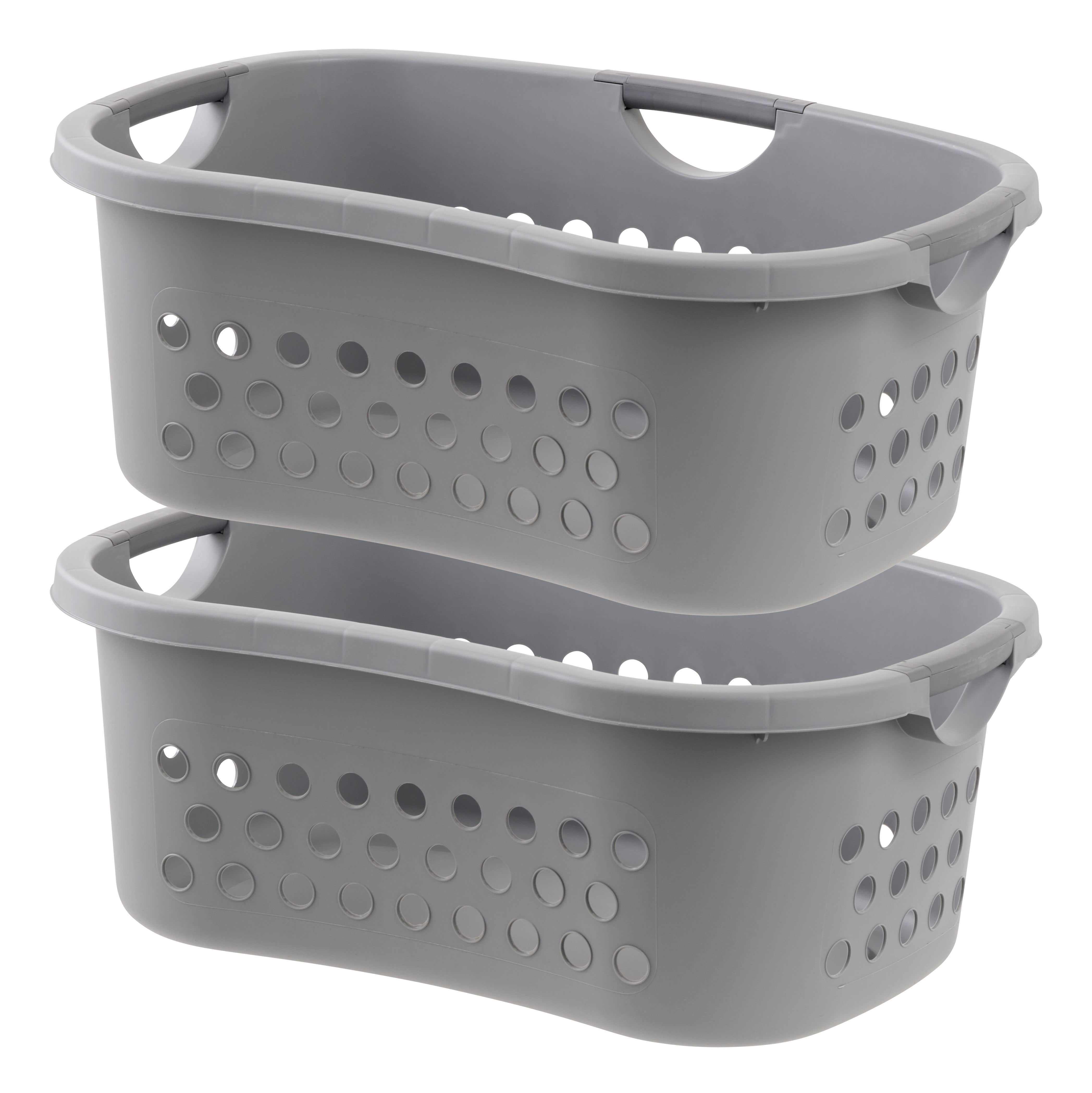 Dark laundry shop basket