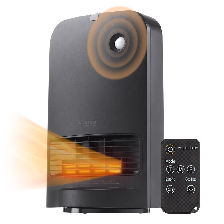 WOOZOO™ Portable Electric Space Heater, Oscillating Fan with Motion Sensor - IRIS USA, Inc.