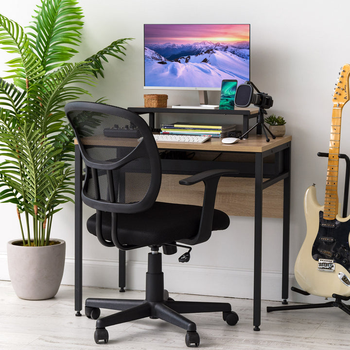 Computer Desk With Monitor Stand and Cable management - IRIS USA, Inc.