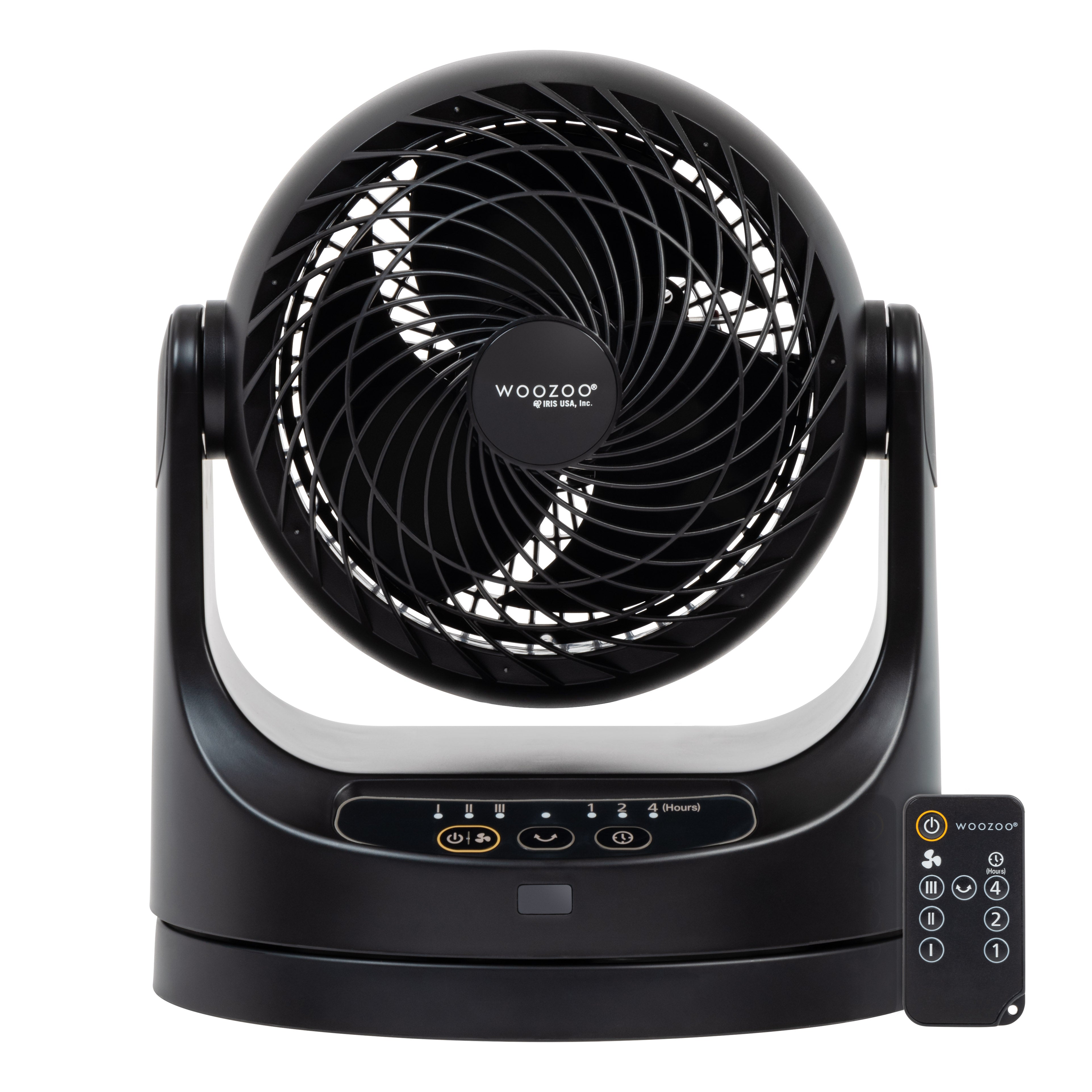 WOOZOO® HE15R Desk Fan – Quiet, Oscillating with Remote & Tilt