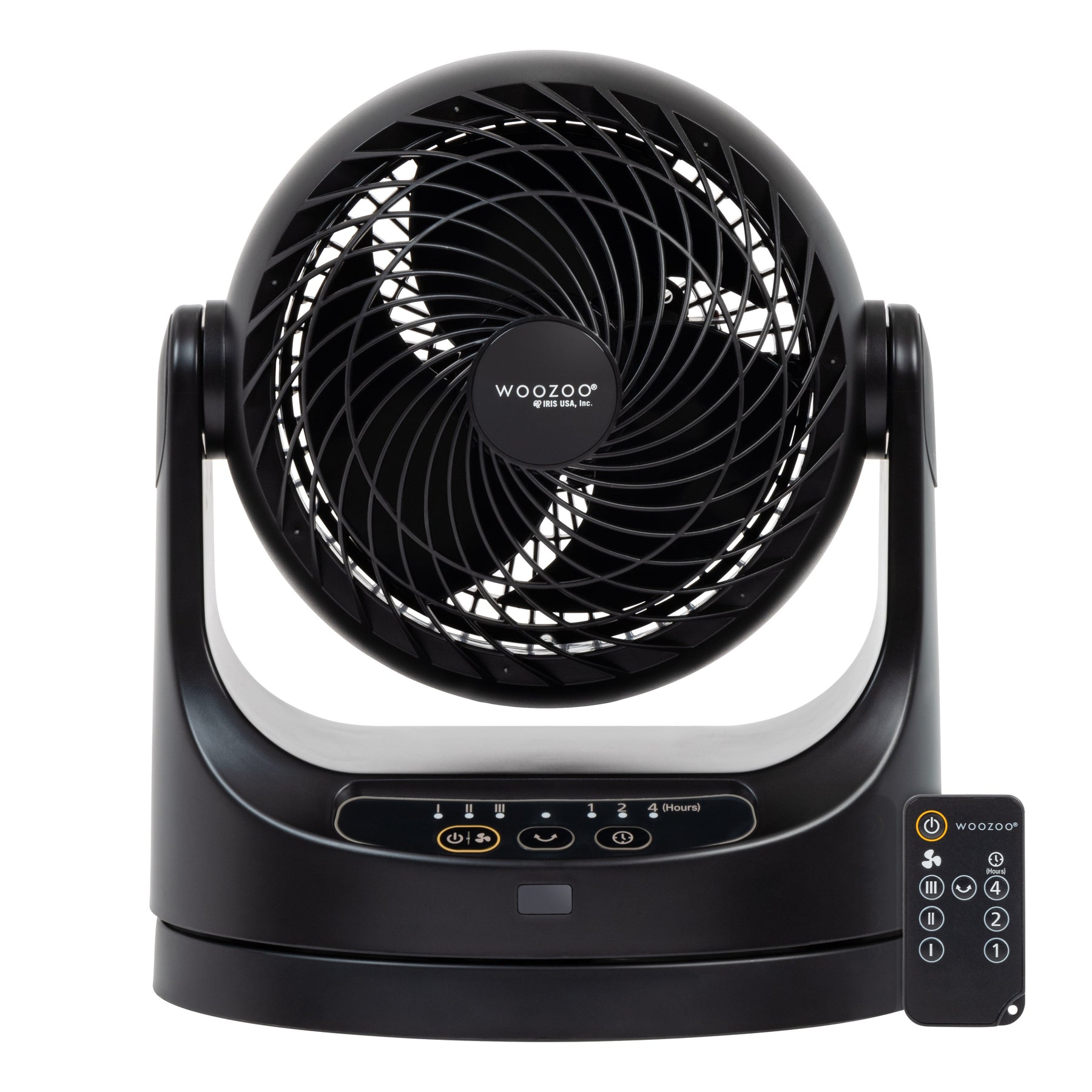 WOOZOO® HE15R Desk Fan – Quiet, Oscillating with Remote & Tilt