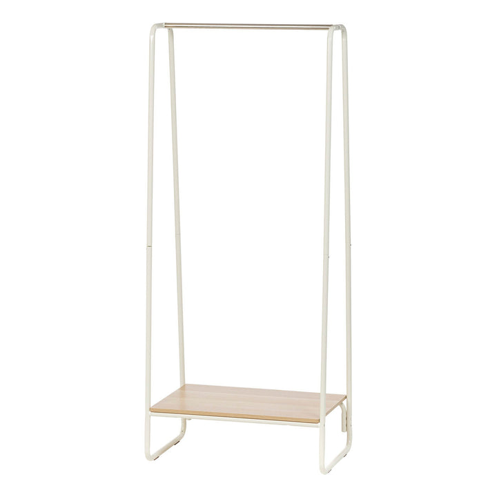 Metal Garment Rack with Wood Shelf - 1 Shelf - IRIS USA, Inc.