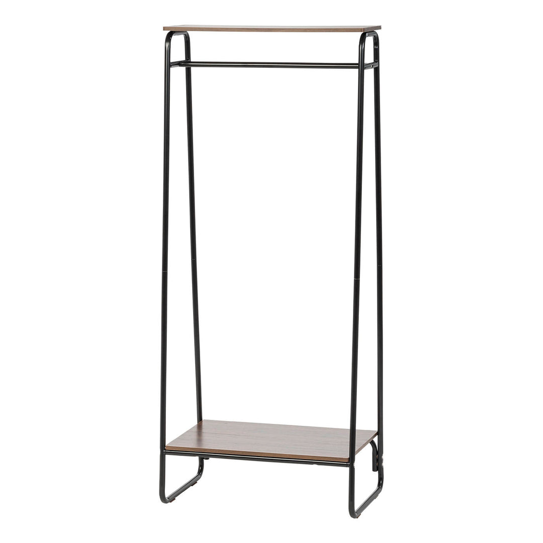 Metal Garment Rack with Wood Shelf - 2 Shelf - IRIS USA, Inc.