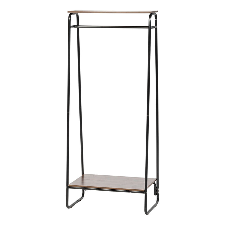 Metal Garment Rack with Wood Shelf - 2 Shelf - IRIS USA, Inc.