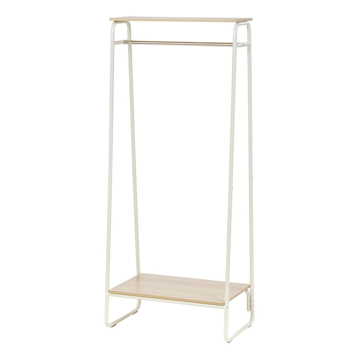 Metal Garment Rack with Wood Shelf - 2 Shelf - IRIS USA, Inc.
