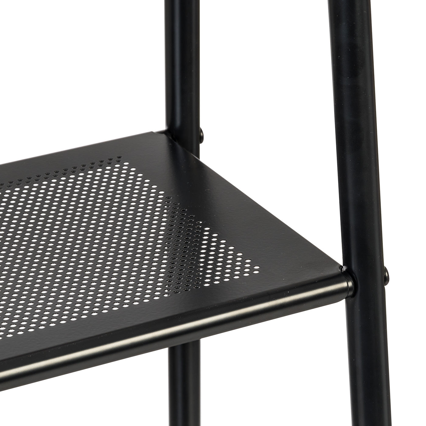 Metal Garment Rack with Metal Mesh Shelves – IRIS USA