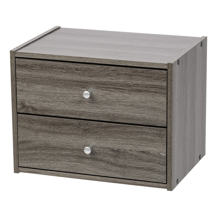 Modular Wood Stacking Box with Drawers - IRIS USA, Inc.