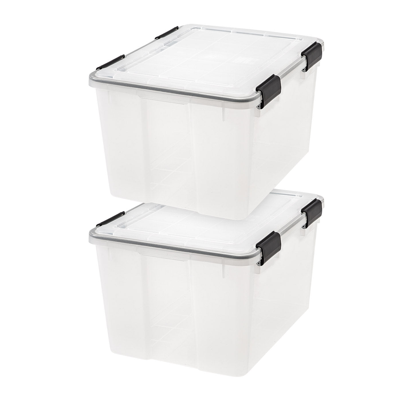Weather Collection Box WeatherPro® 63 Qt Storage Box, Clear – IRIS USA