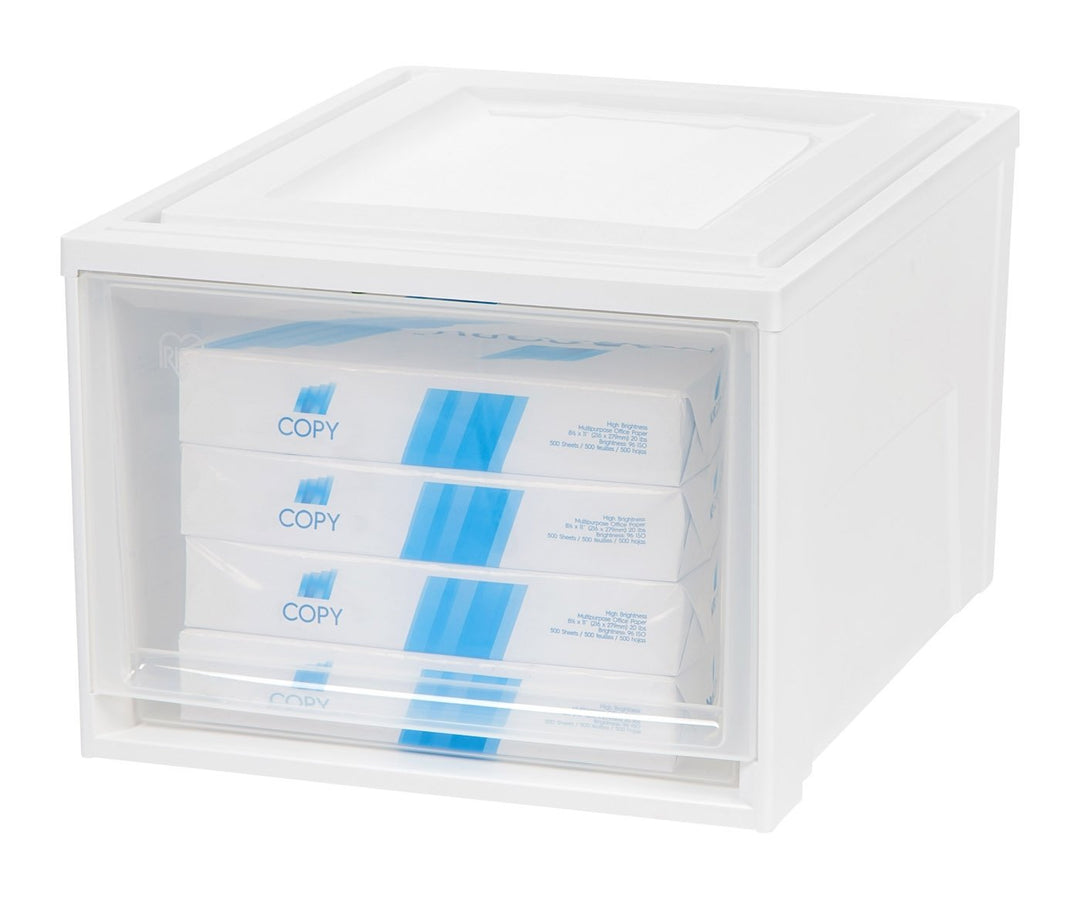 Stacking Storage with Drawer - 43.4 QT - IRIS USA, Inc.