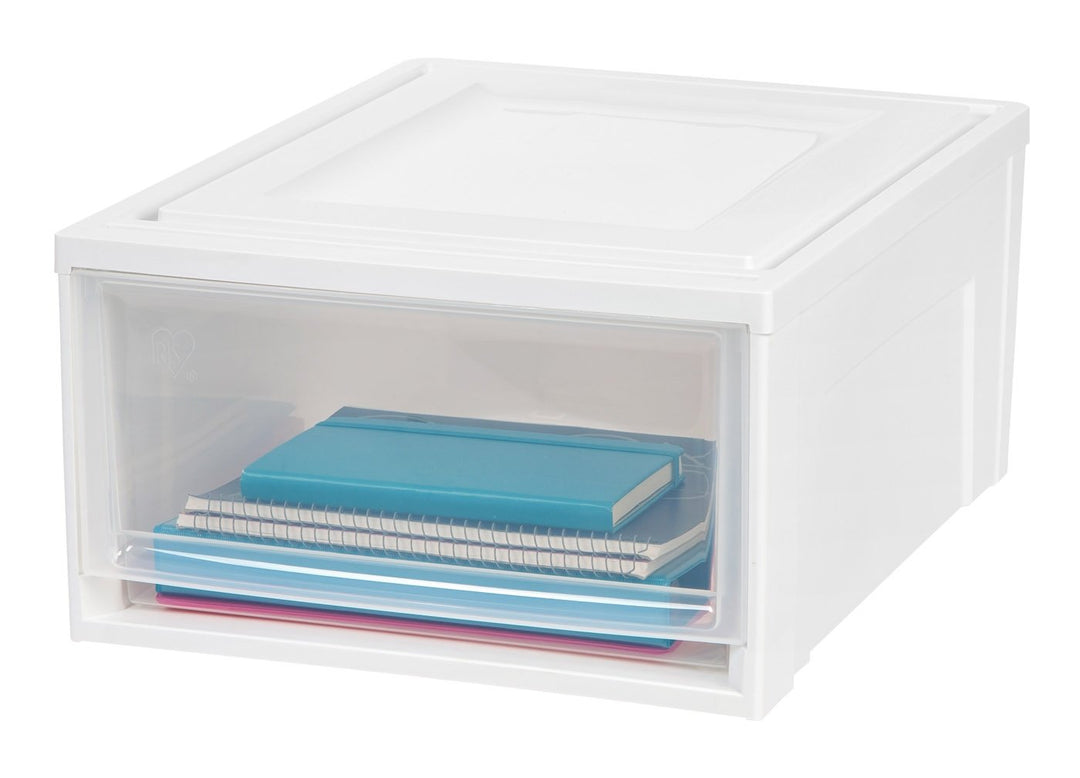 Stacking Storage with Drawer - 30.9 QT - IRIS USA, Inc.