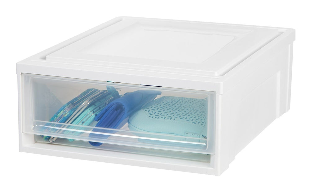 Stacking Storage with Drawer - 22 QT - IRIS USA, Inc.