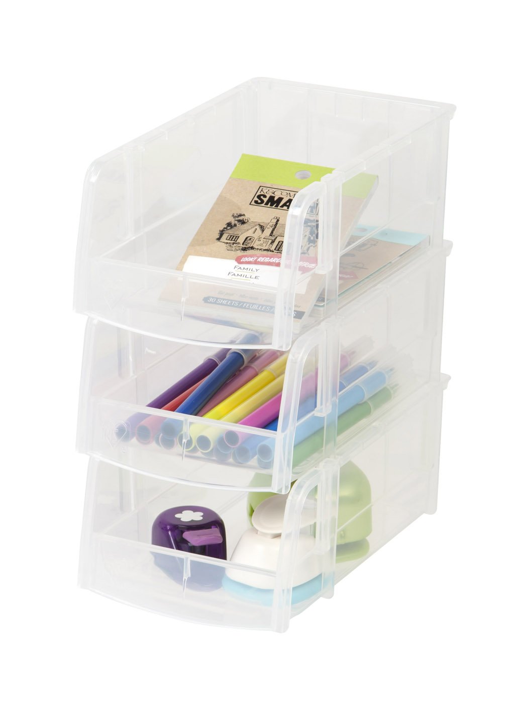 Storage Stickerbin Storage Stacking Bin - Small – IRIS USA