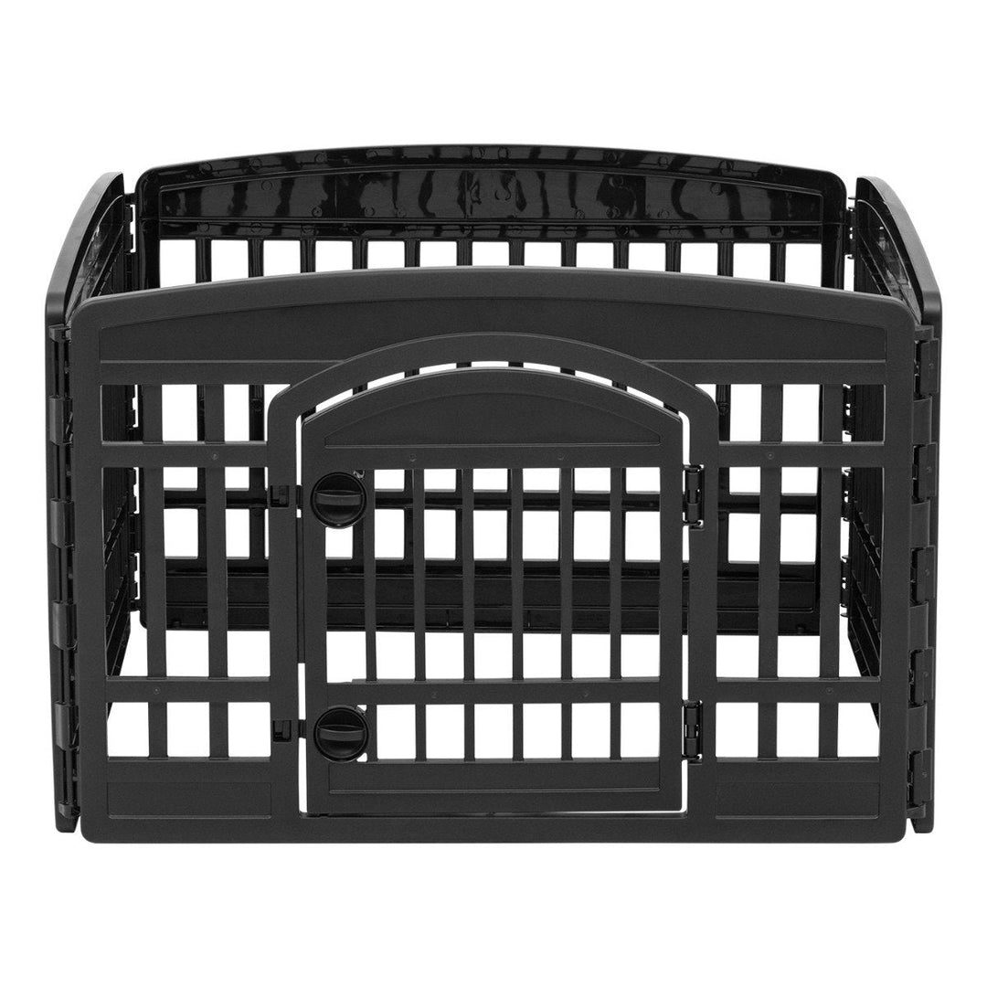 24-inch Pet Plastic Playpen - image 1#color_black