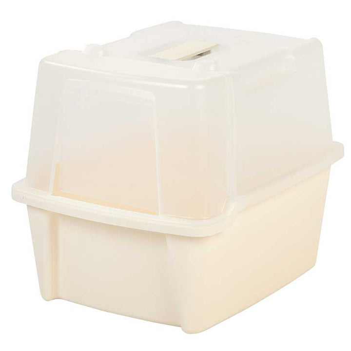 Litter box with lid