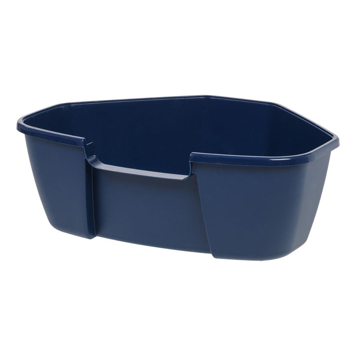 Open-Top Cat Litter Pan - Large Corner - image 1#color_blue
