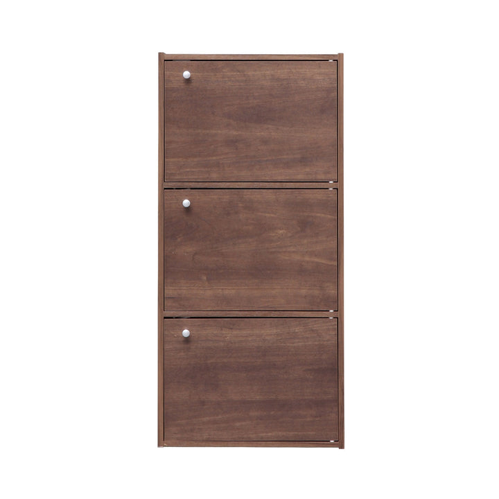3 shelf door front