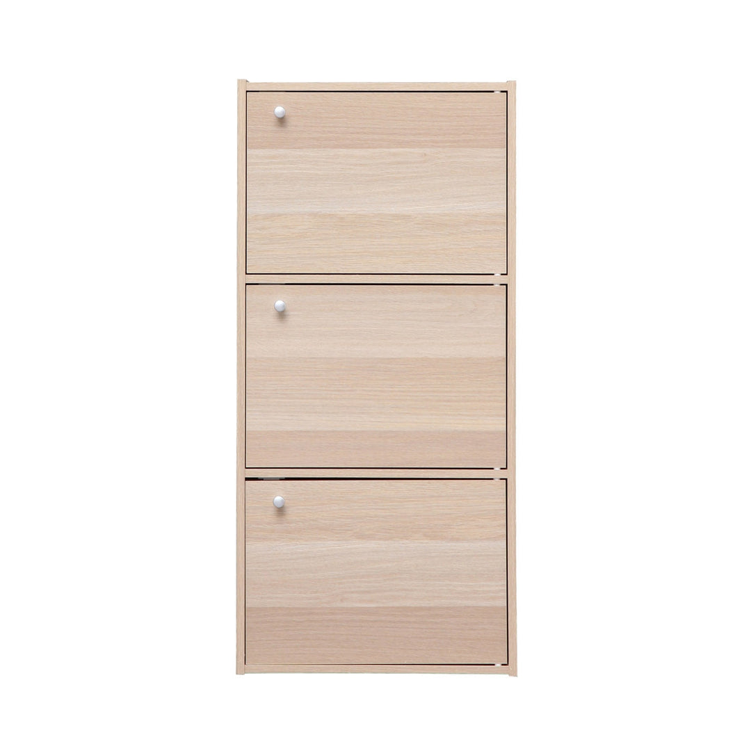 3 shelf door front