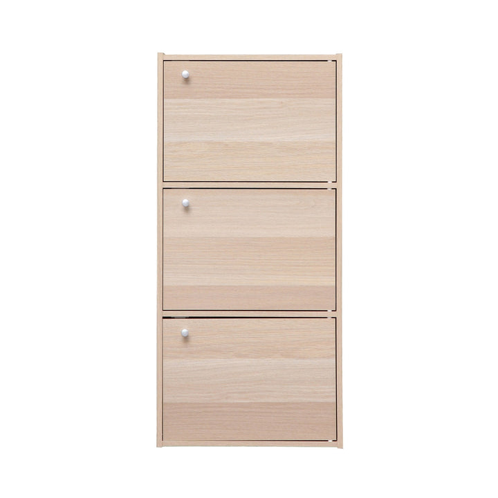 3 shelf door front
