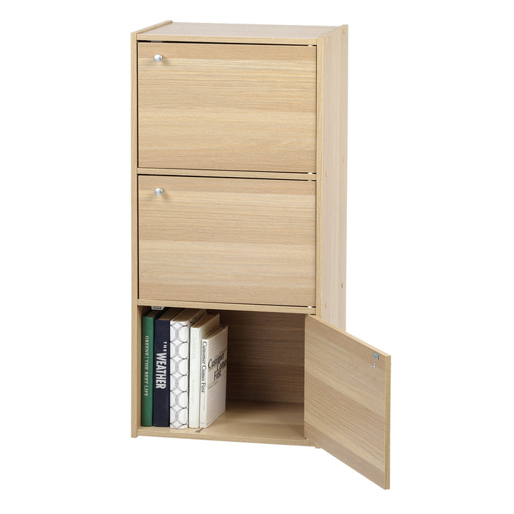 3 shelf door office