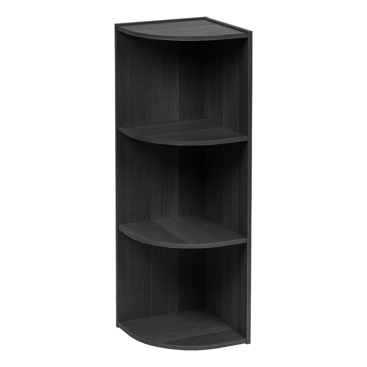 3Tier Corner Curved Shelf Organizer, Black IRIS USA, Inc.